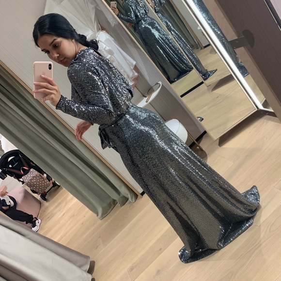 Metalic Pronovias Party gown - Picture 4 of 7